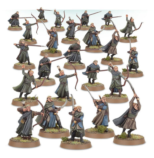 LoTR Lothlorien Wood Elf Warriors Middle Earth Strategy Battle Game