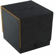 Gamegenic Squire 100+ XL Exclusive Convertible Deck Box - Black/Orange