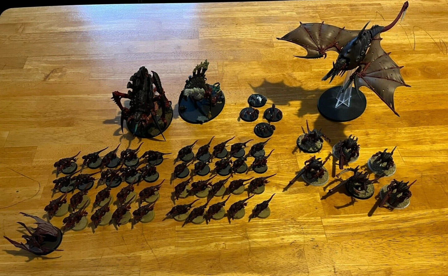 Games Workshop Warhammer 40K Tyranids Army Lot PAINTED