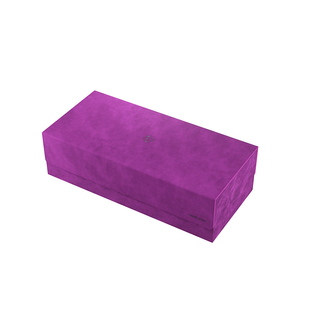 Gamegenic Dungeon 1100+ Convertible Deck and Game Accessories Box | Purple
