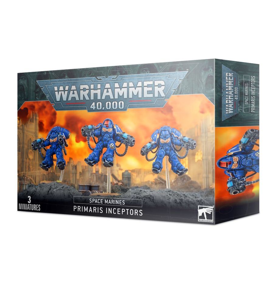 Games Workshop Warhammer 40K SPACE MARINES PRIMARIS INCEPTORS - NEW SEALED