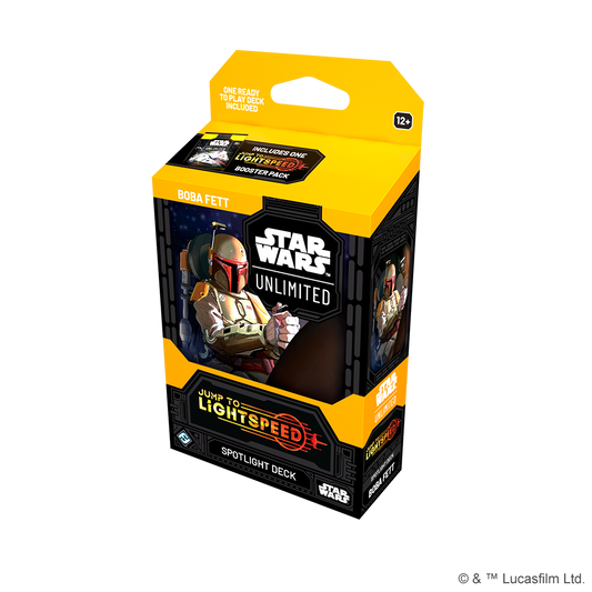 Star Wars Unlimited Jump to Lightspeed Boba Fett Spotlight Deck