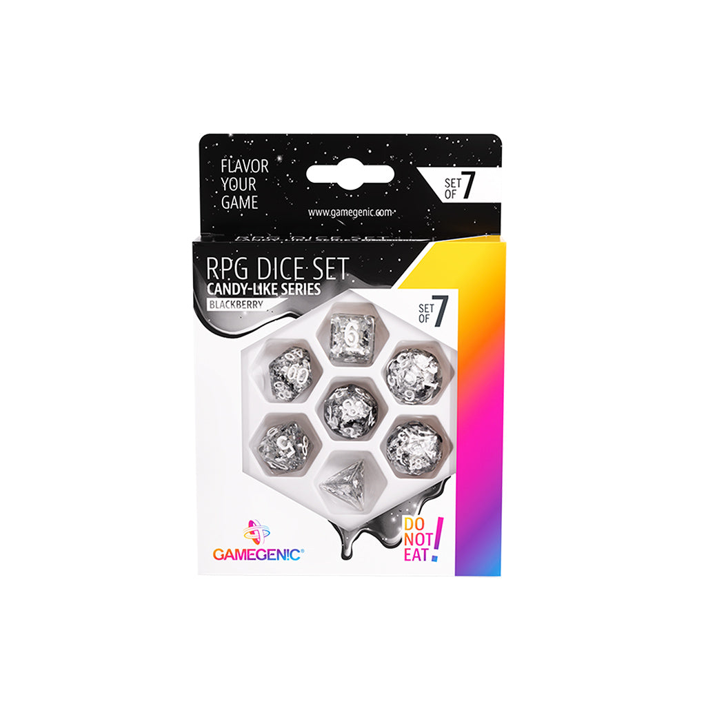 Gamegenic Candy-like Series - Blackberry - RPG Dice Set (7pcs)