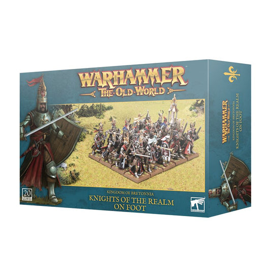 Kingdom of Bretonnia Knights of the Realm on Foot