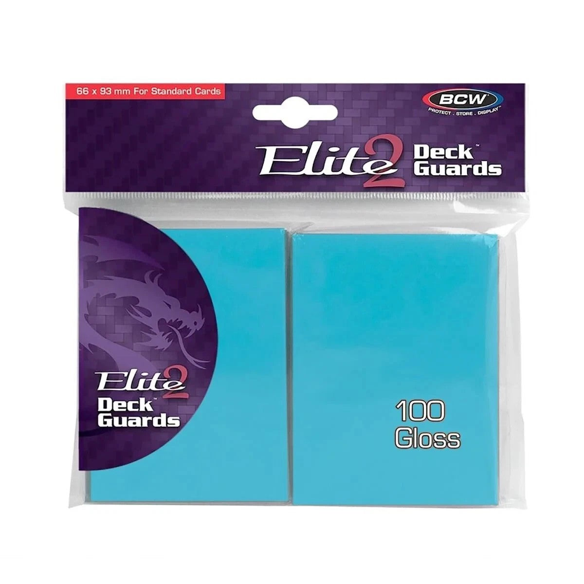 BCW Elite 2 Deck Guard 100 - Azure Gloss