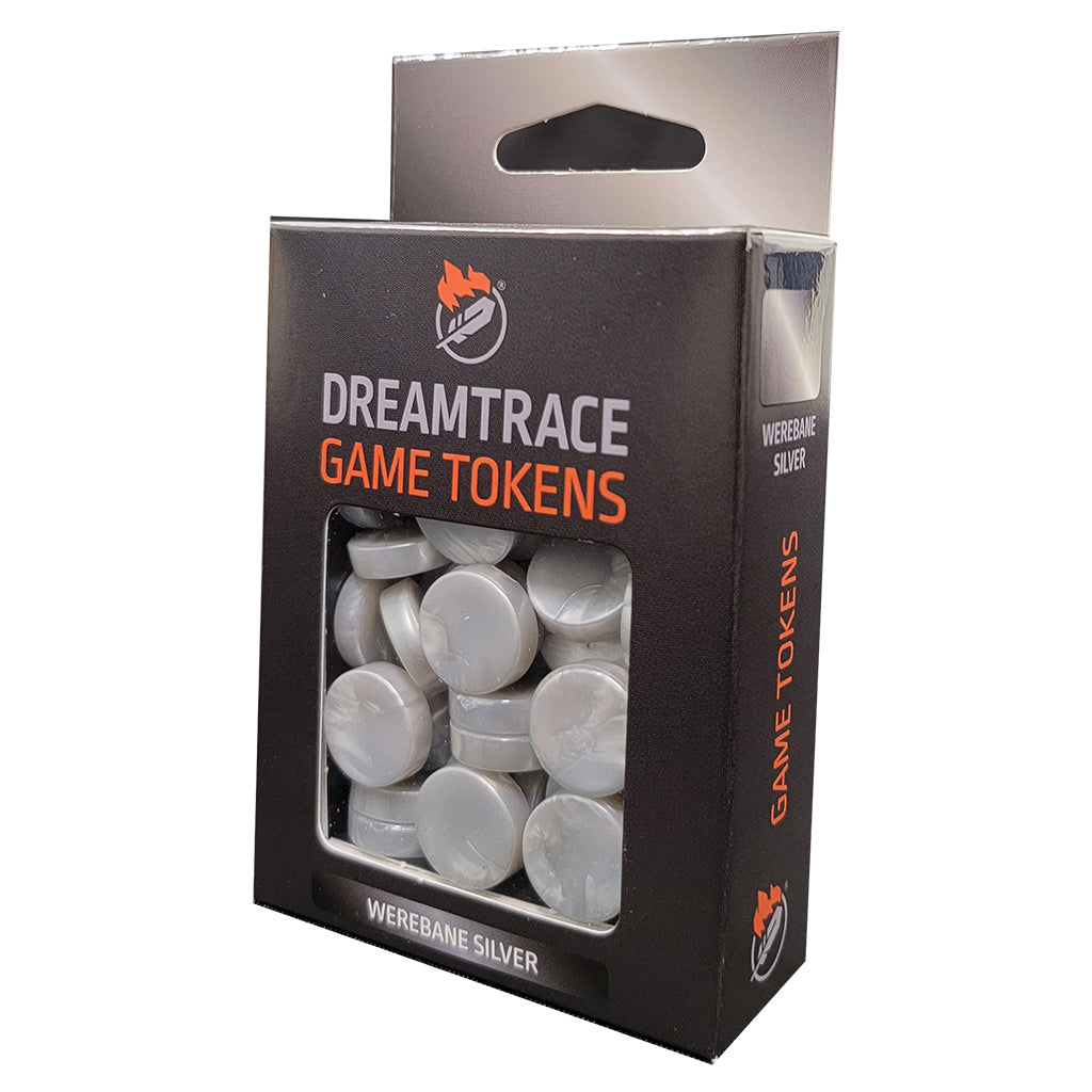Dreamtrace Gaming Tokens: Werebane Silver