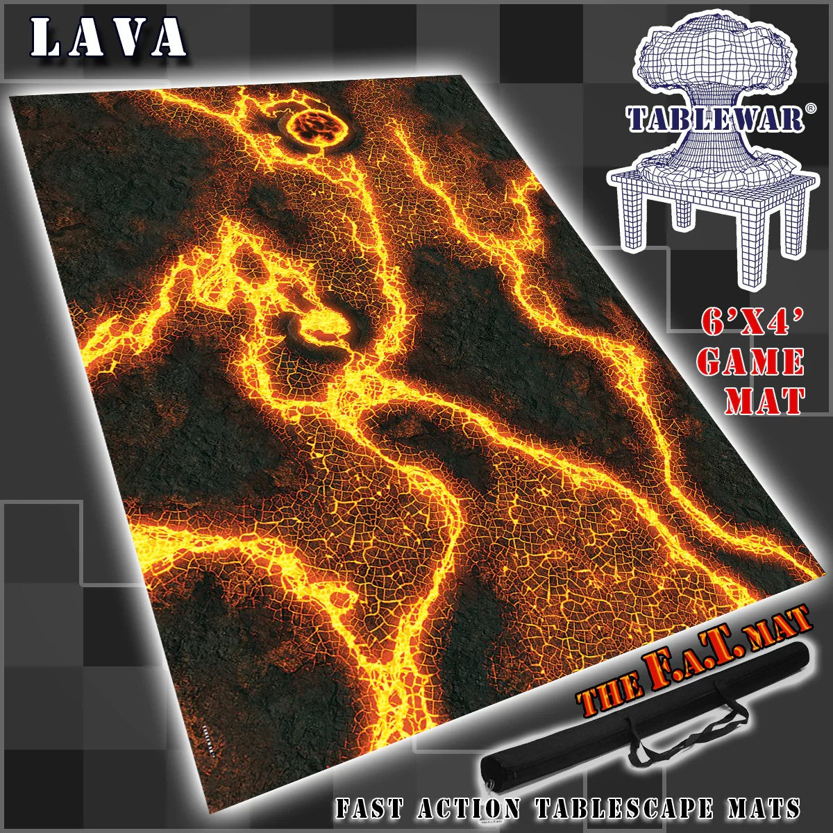 F.A.T Mat - 6'x4' - Lava