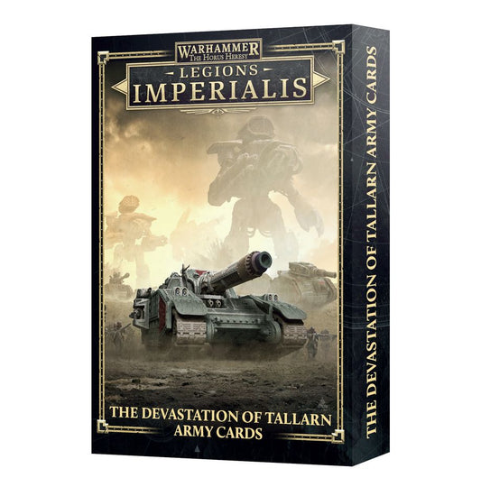 Legions Imperialis The Devastation of Tallarn Army Cards