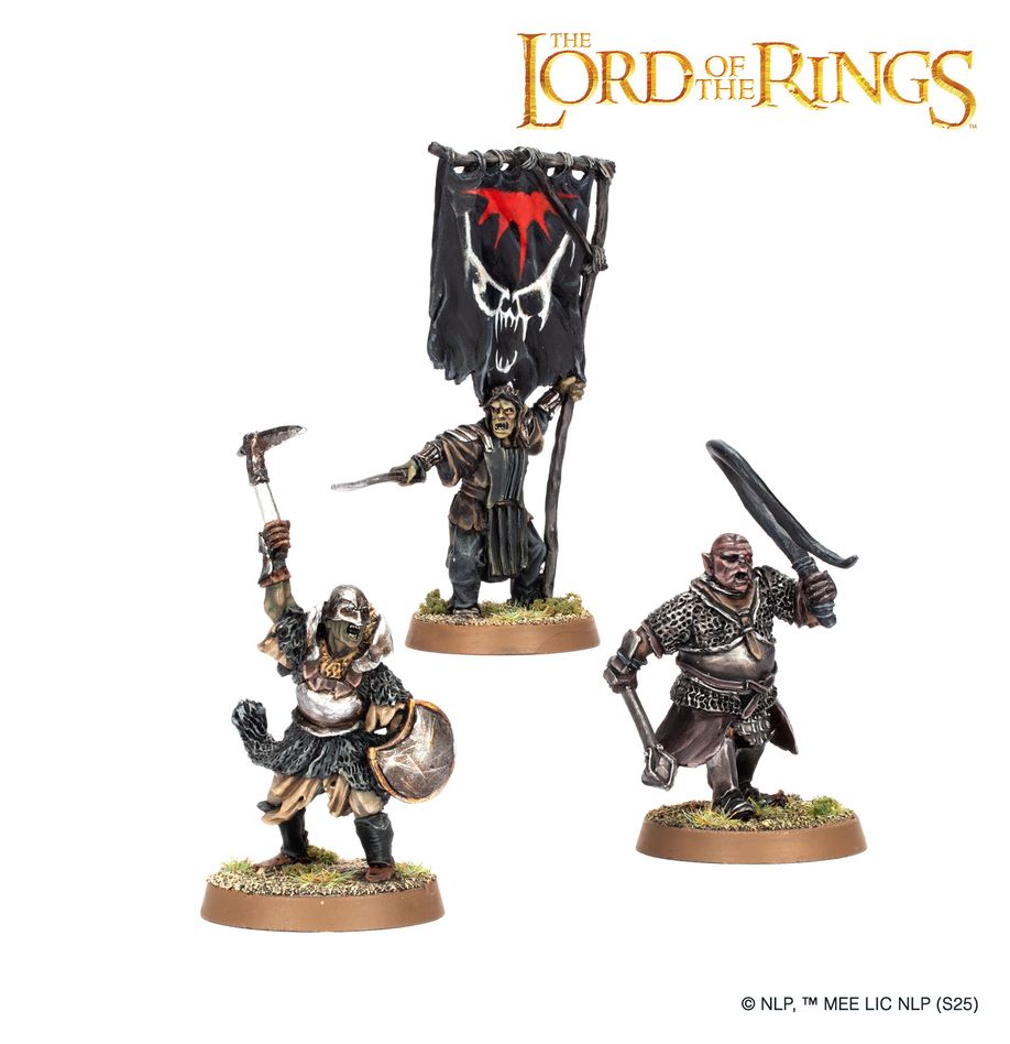 LoTR Mordor Orc Commanders Middle Earth Strategy Battle Game