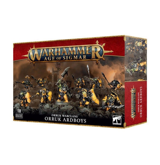 Games Workshop Warhammer AoS ORRUK WARCLANS ORRUK ARDBOYZ - NEW SEALED