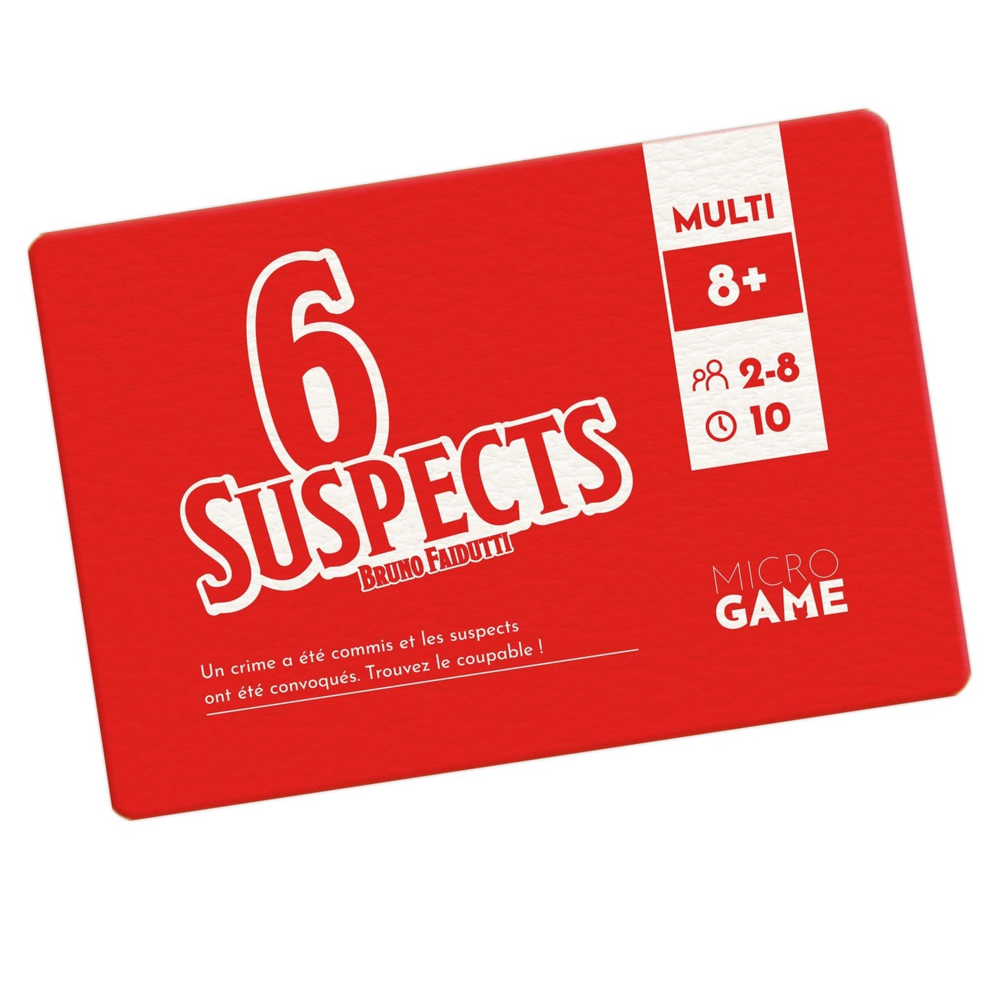 6 Suspects Micro Card Game