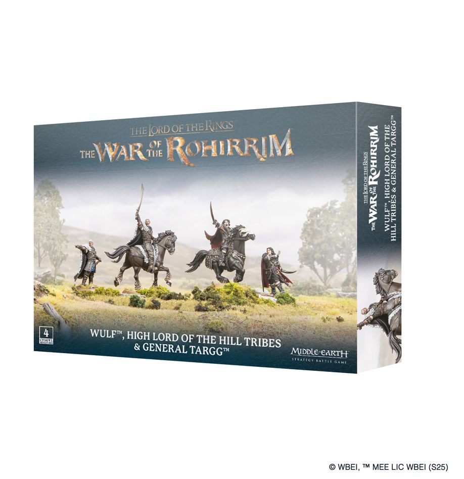 LoTR Wulf, High Lord of the Hill Tribes & General Targg Middle Earth Strategy Battle Game