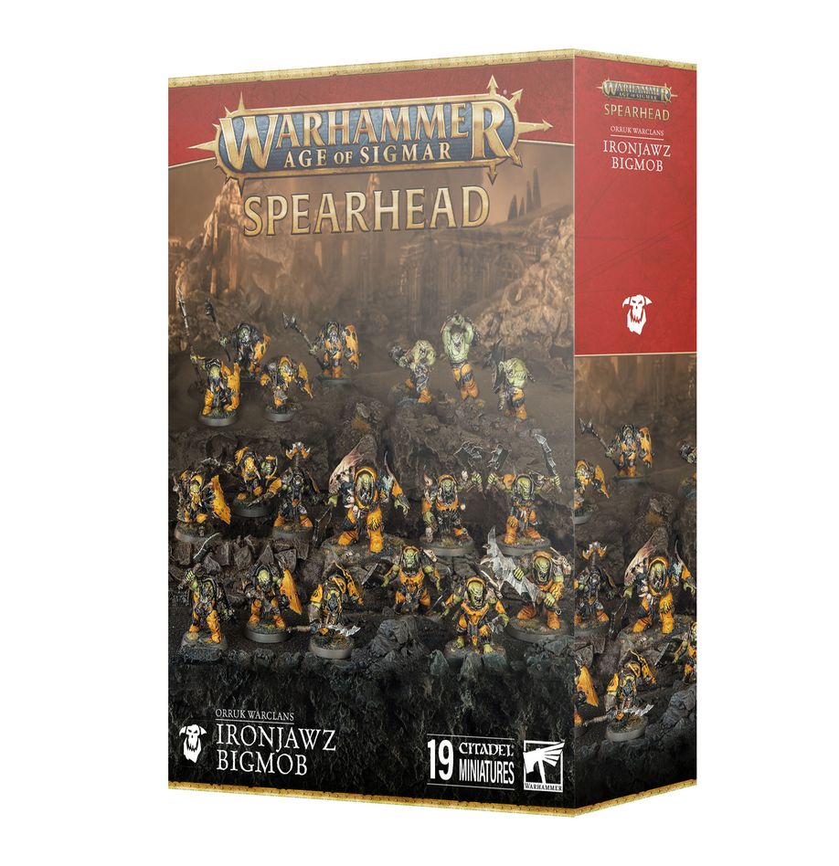 Orruk Warclans Ironjawz Bigmob Spearhead