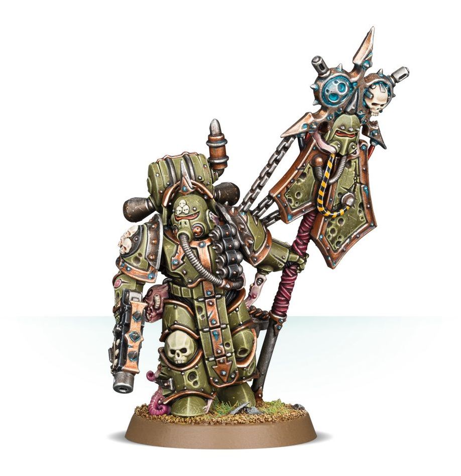 Death Guard Plague Marine Icon Bearer