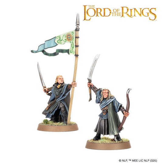 LoTR Lorien Elf Commanders Middle Earth Strategy Battle Game