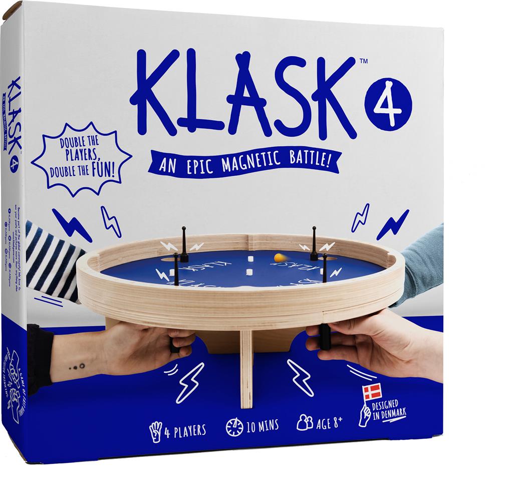 Klask 4 : The 4 Player Magnetic Party Game