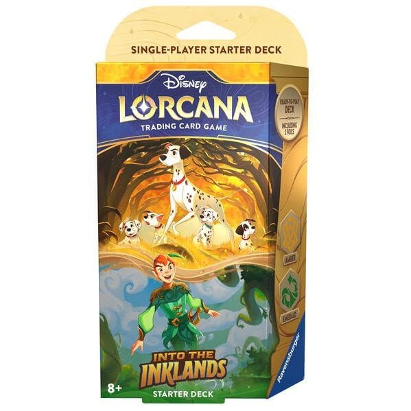 Disney Lorcana TCG: Into The Inklands Starter Deck Amber & Emerald