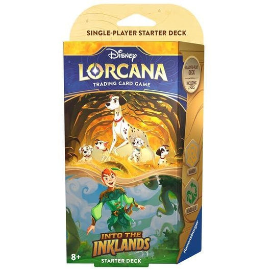 Disney Lorcana TCG: Into The Inklands Starter Deck Amber & Emerald