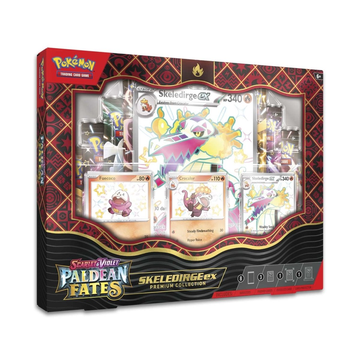 Pokemon TCG: Paldean Fates Premium Collection (Skeledirge ex)