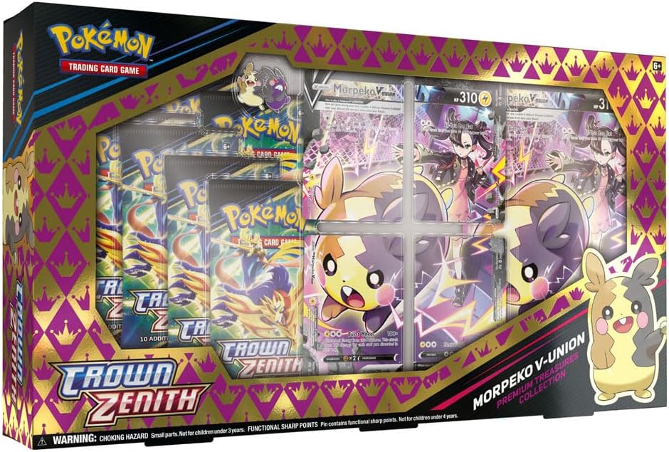 Pokemon TCG: Crown Zenith Morpeko V-Union Premium Treasures Collection
