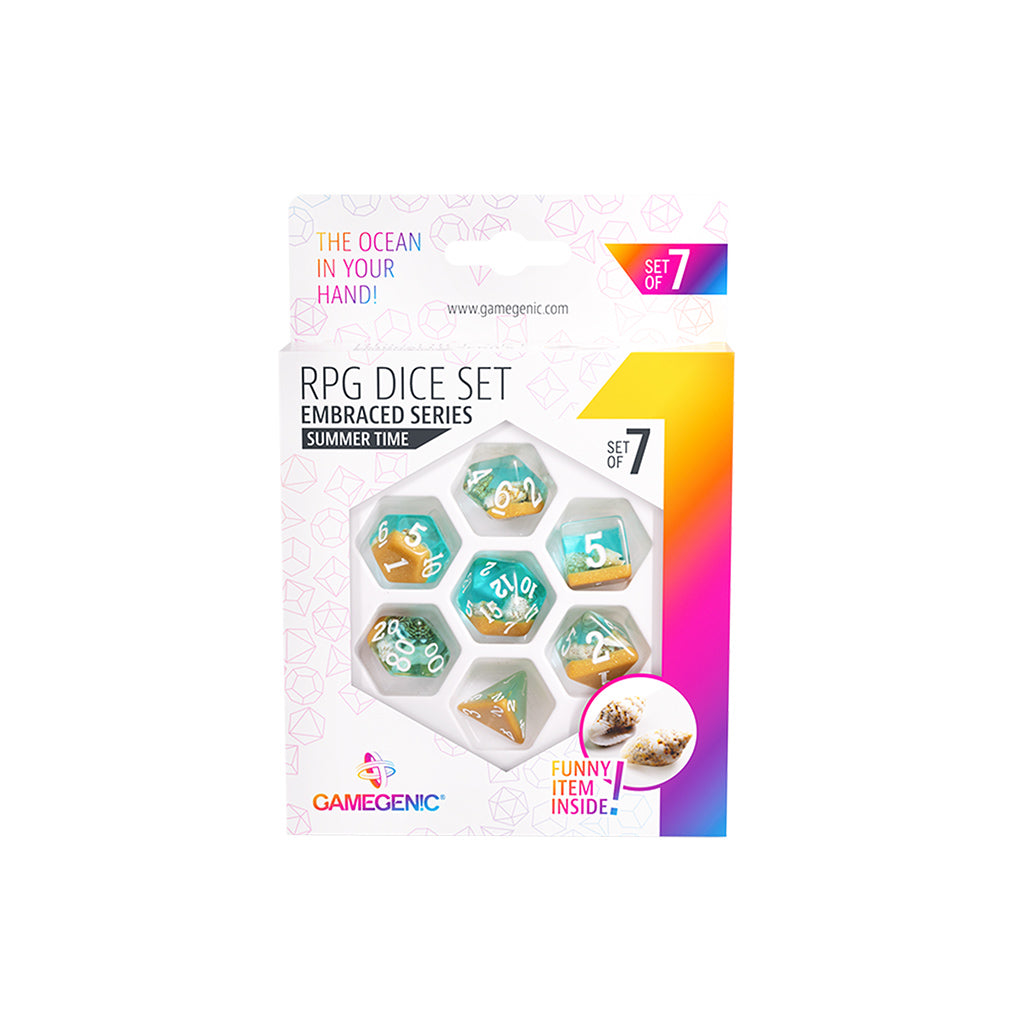 Gamegenic Embraced Series - Summer Time - RPG Dice Set (7pcs)