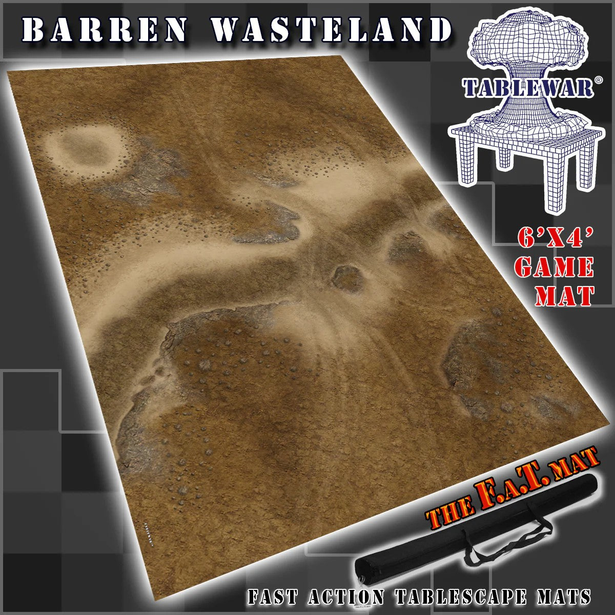 F.A.T Mat - 6'x4' - Barren Wasteland
