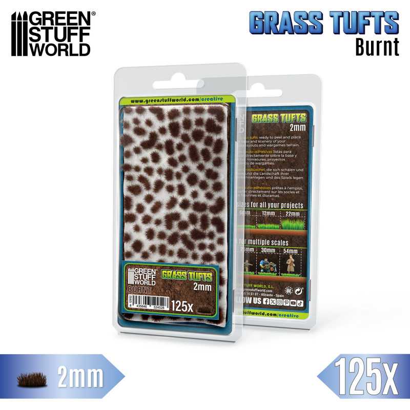 Grass Tufts - Burnt Brown (2mm)