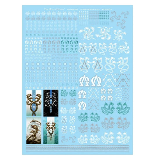 Horus Heresy Alpha Legion Transfer Sheet Decal