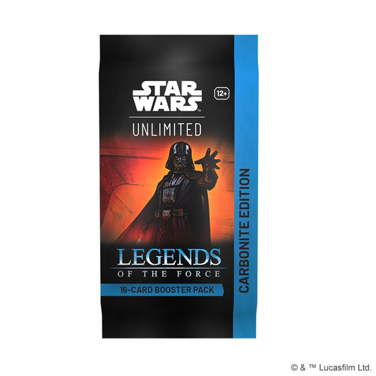 Star Wars Unlimited Legends of the Force Carbonite Edition Booster Pack