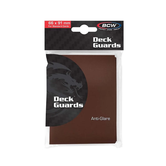 BCW Deck Guard 50 - Brown Matte