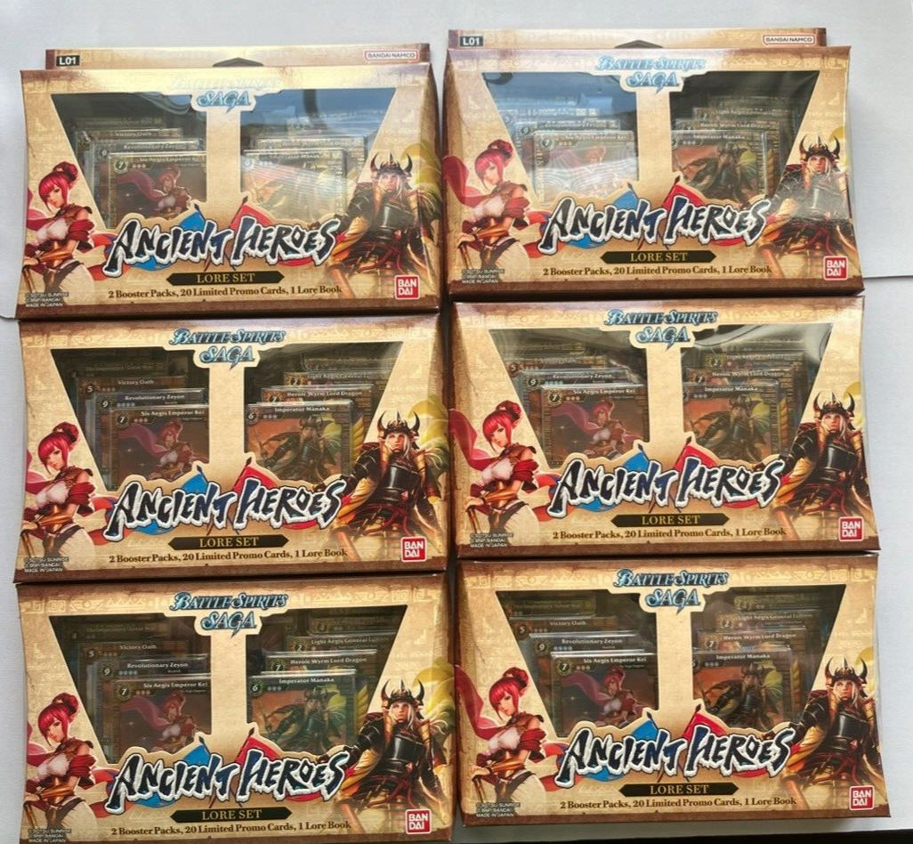 BSS Ancient Heroes Lore Set (L01) (x 6)