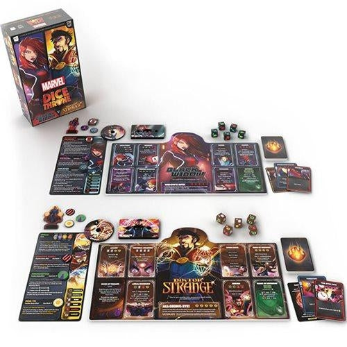 Marvel Dice Throne Game: Black Widow vs. Dr. Strange