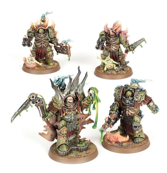 Death Guard Lord of Contagion and Blightlord Terminator (Lord Felthius and Tainted Cohort)