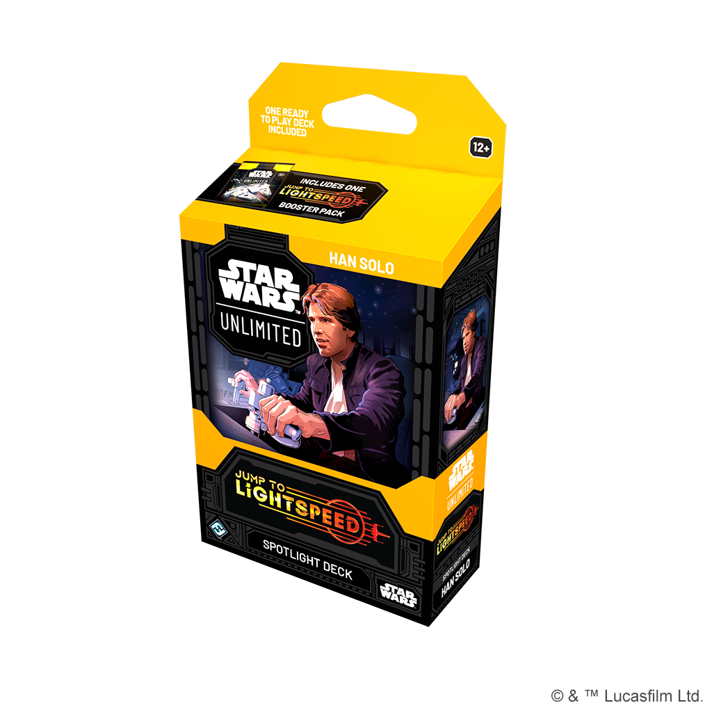 Star Wars Unlimited Jump to Lightspeed Han Solo Spotlight Deck
