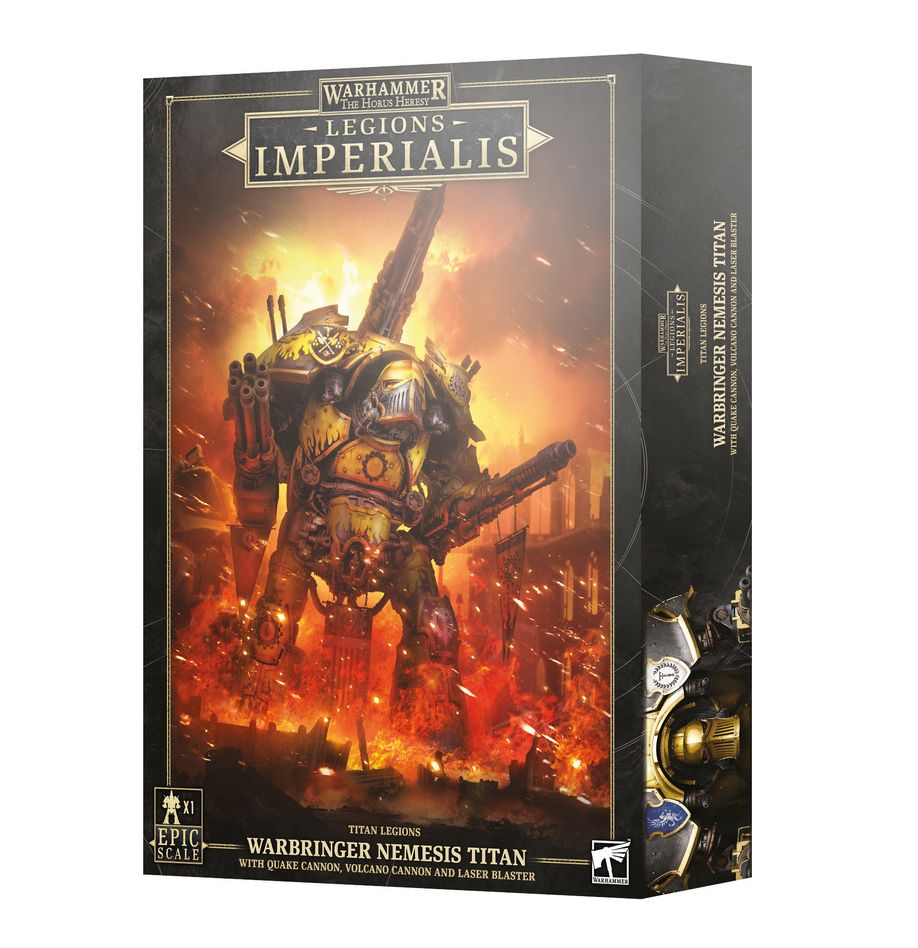 Legions Imperialis - Warbringer Nemesis Titan w/ Quake Cannon, Volcano Cannon, and Laser Blaster