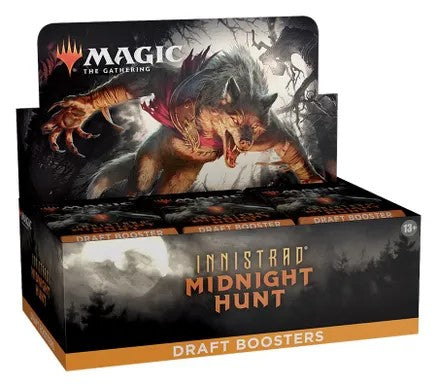 Magic the Gathering Innistrad: Midnight Hunt Draft Booster Box (36 Packs)