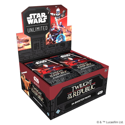 Star Wars Unlimited Twilight of The Republic Booster Display (24 Booster Packs)