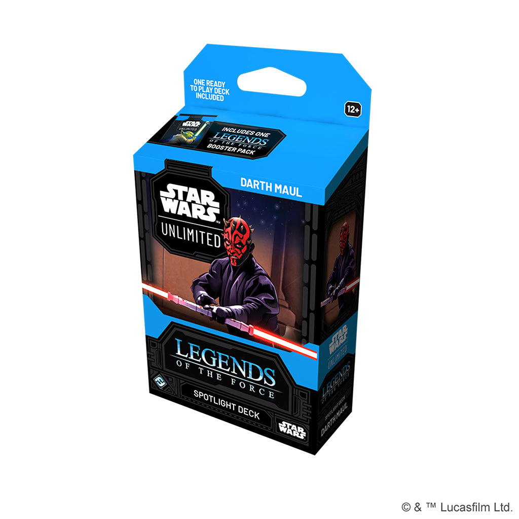 Star Wars Unlimited Legends of the Force Spotlight Deck Darth Maul