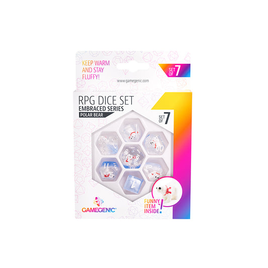 Gamegenic Embraced Series - Polar Bear - RPG Dice Set (7pcs)