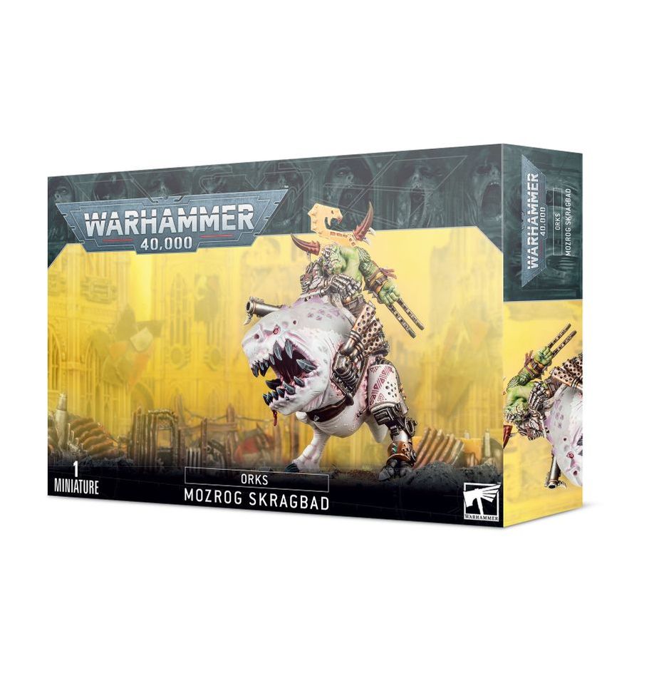 Orks Mozrog Skragbad with Big Chompa Miniature