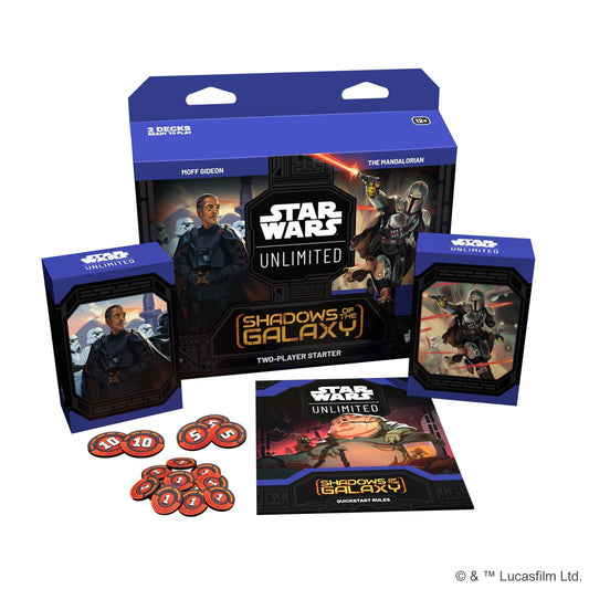 Star Wars Unlimited Shadows of the Galaxy 2-Player Starter Set