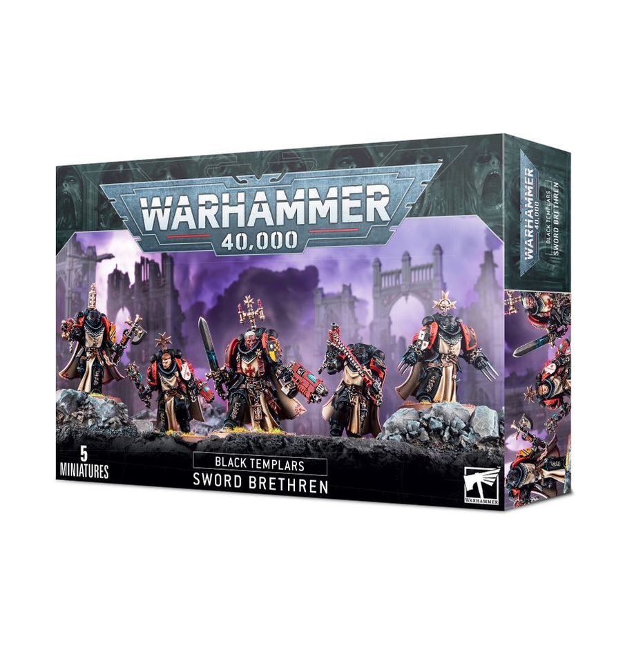 Games Workshop Warhammer 40K BLACK TEMPLARS SWORD BRETHREN - NEW SEALED