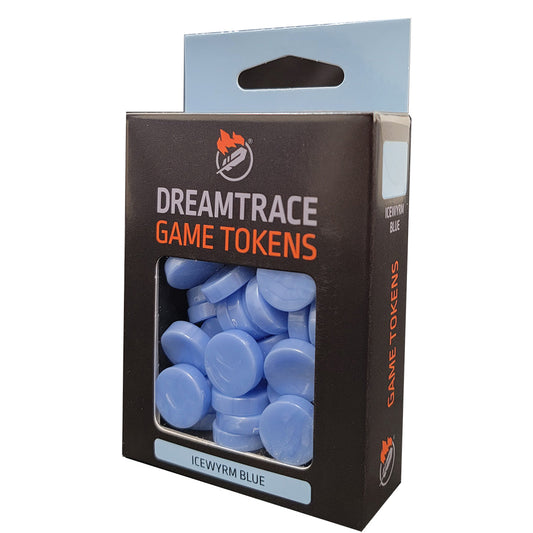Dreamtrace Gaming Tokens: Icewyrm Blue