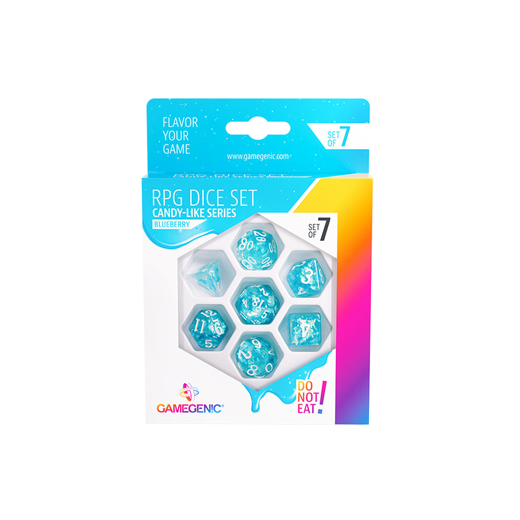 Gamegenic Candy-like Series - Blueberry - RPG Dice Set (7pcs)