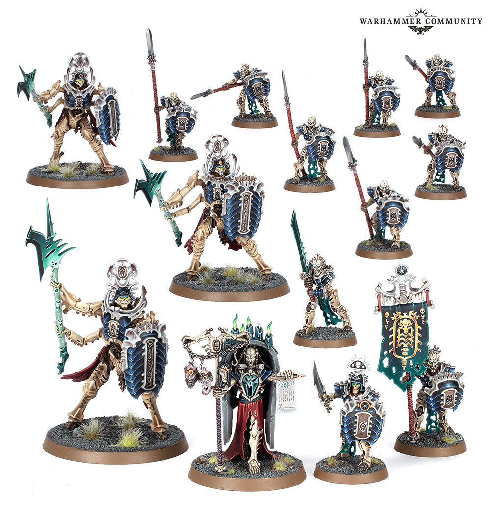 Ossiarch Bonereapers: Regiment of Renown: Heralds of the Bone-Tithe