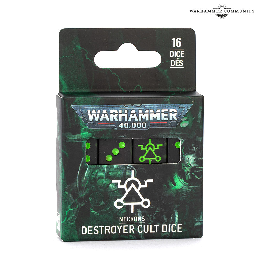 Necrons Destroyer Cult Dice